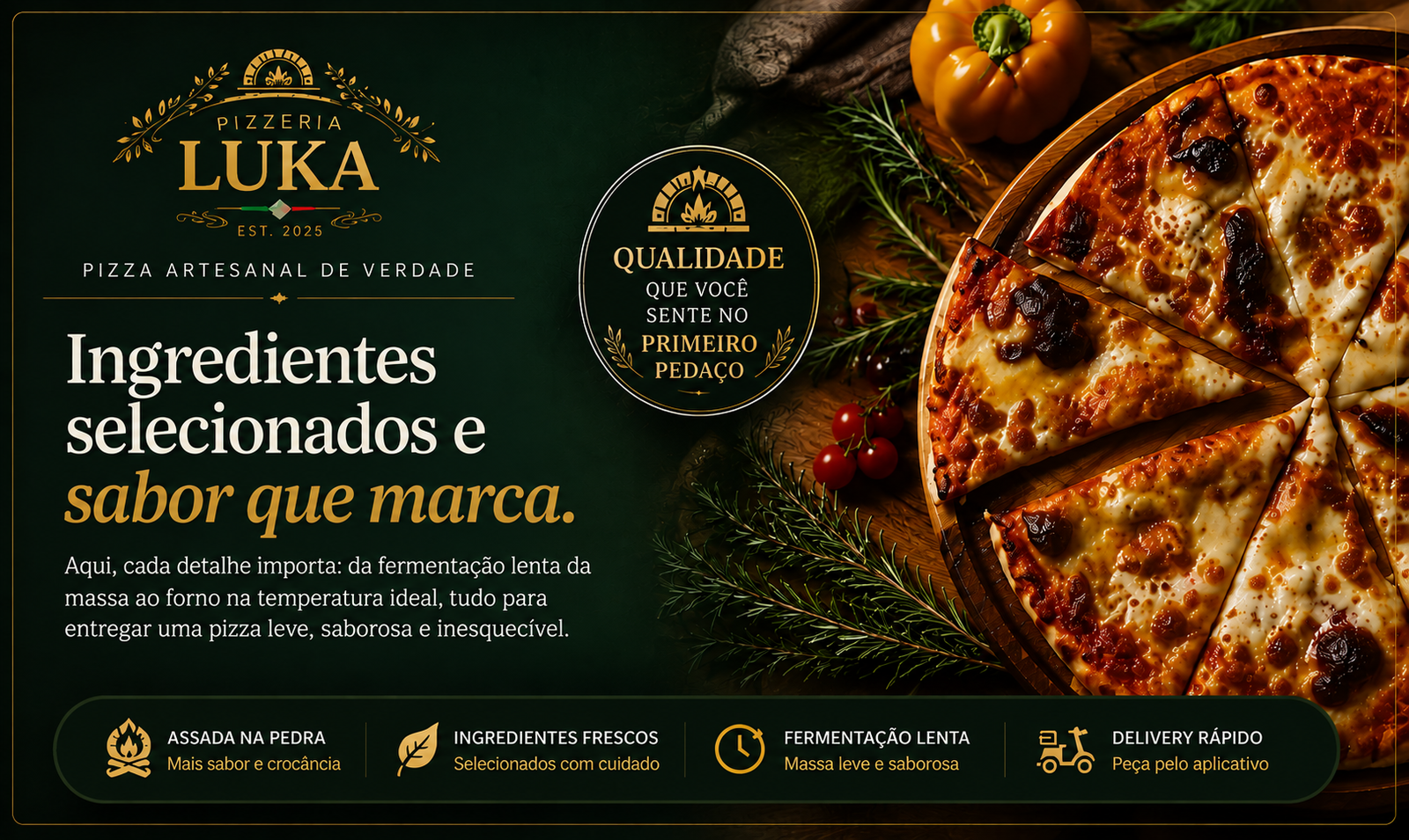 Massa de fermentação lenta