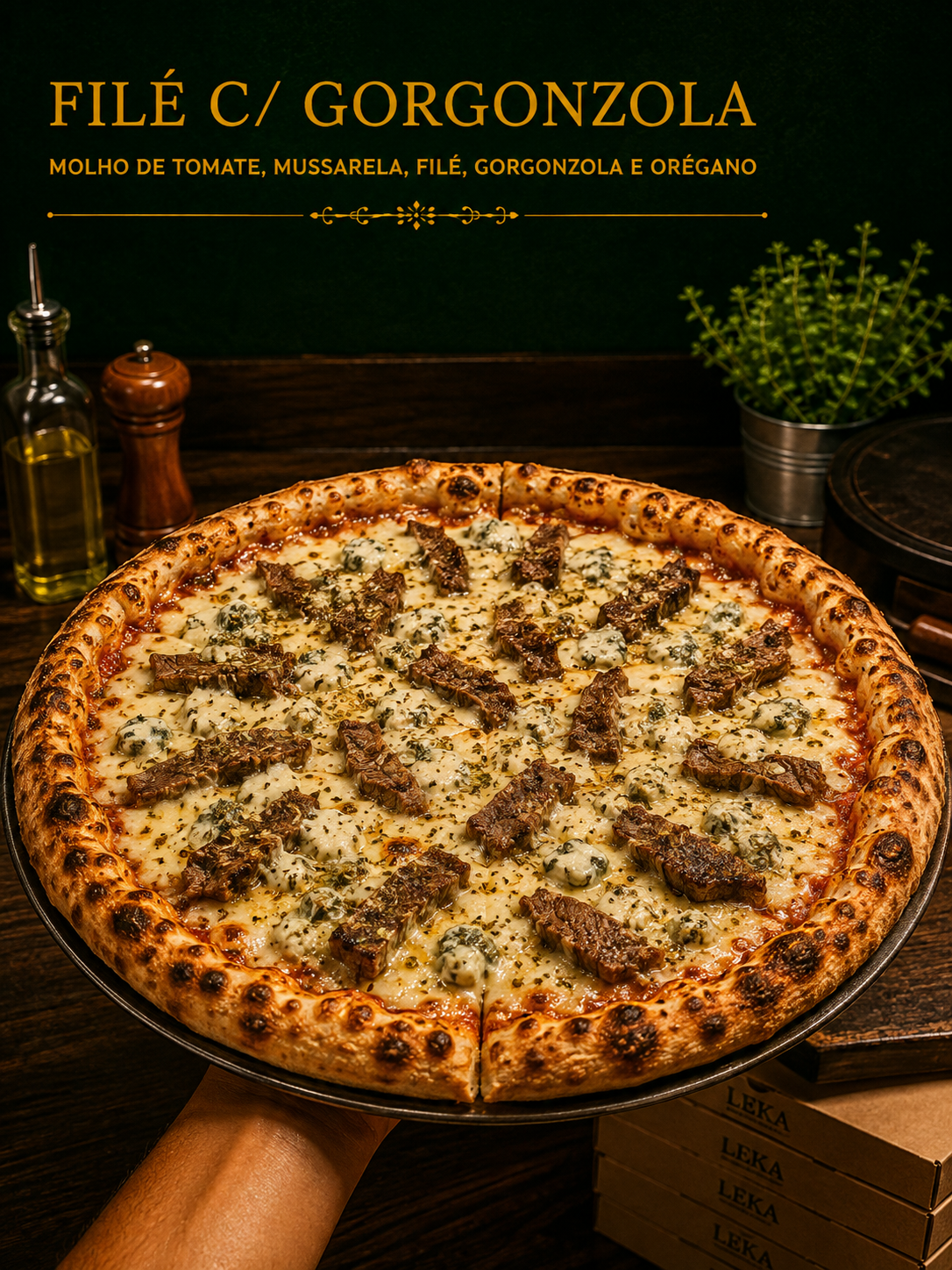 Filé c/ Gorgonzola